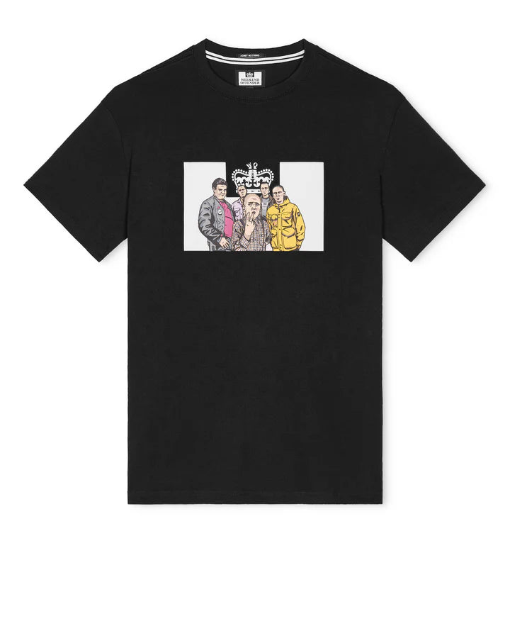 Weekend Offender T.I.E. Graphic T-Shirt // BLACK