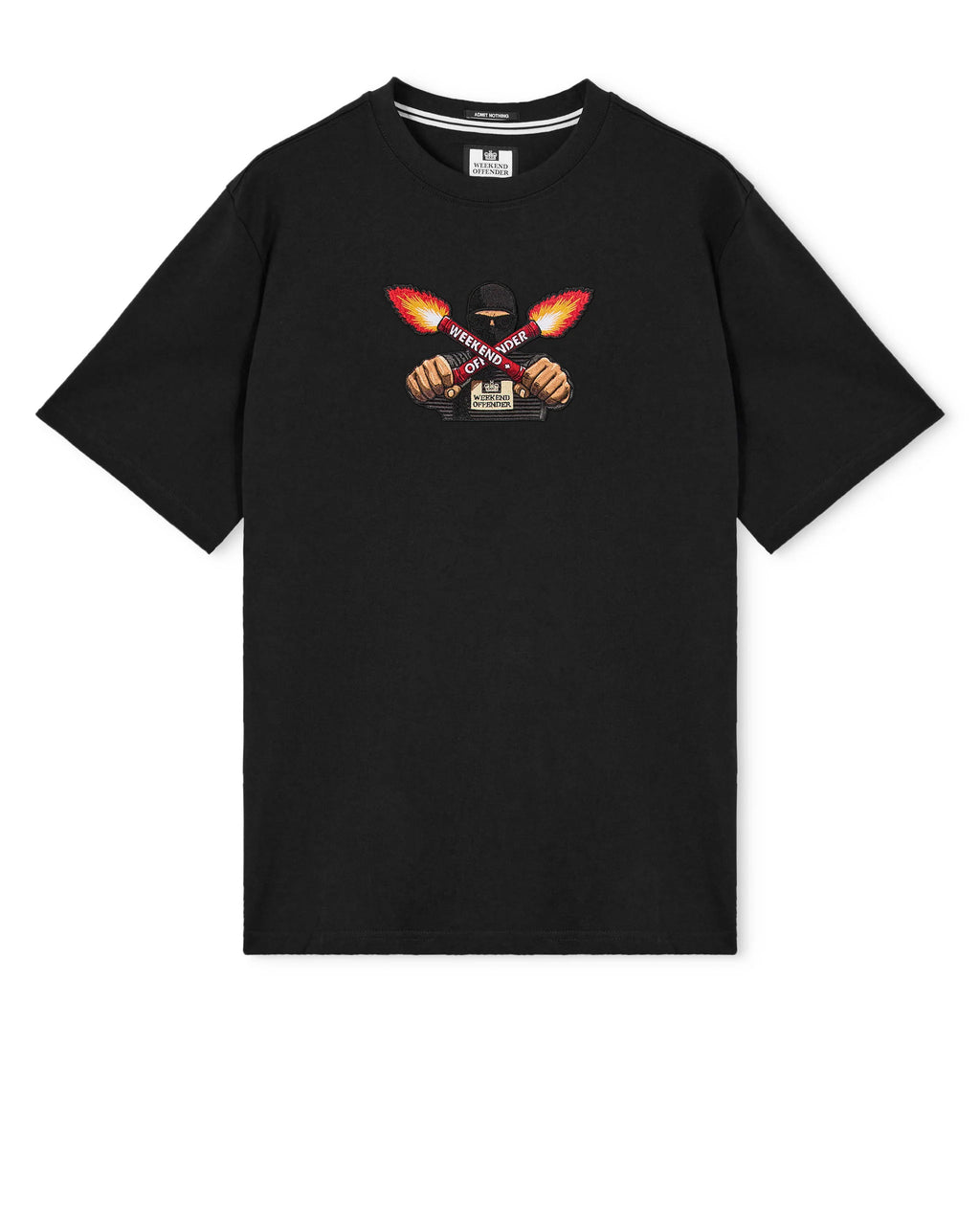 Weekend Offender Fulgar Graphic T-Shirt // BLACK
