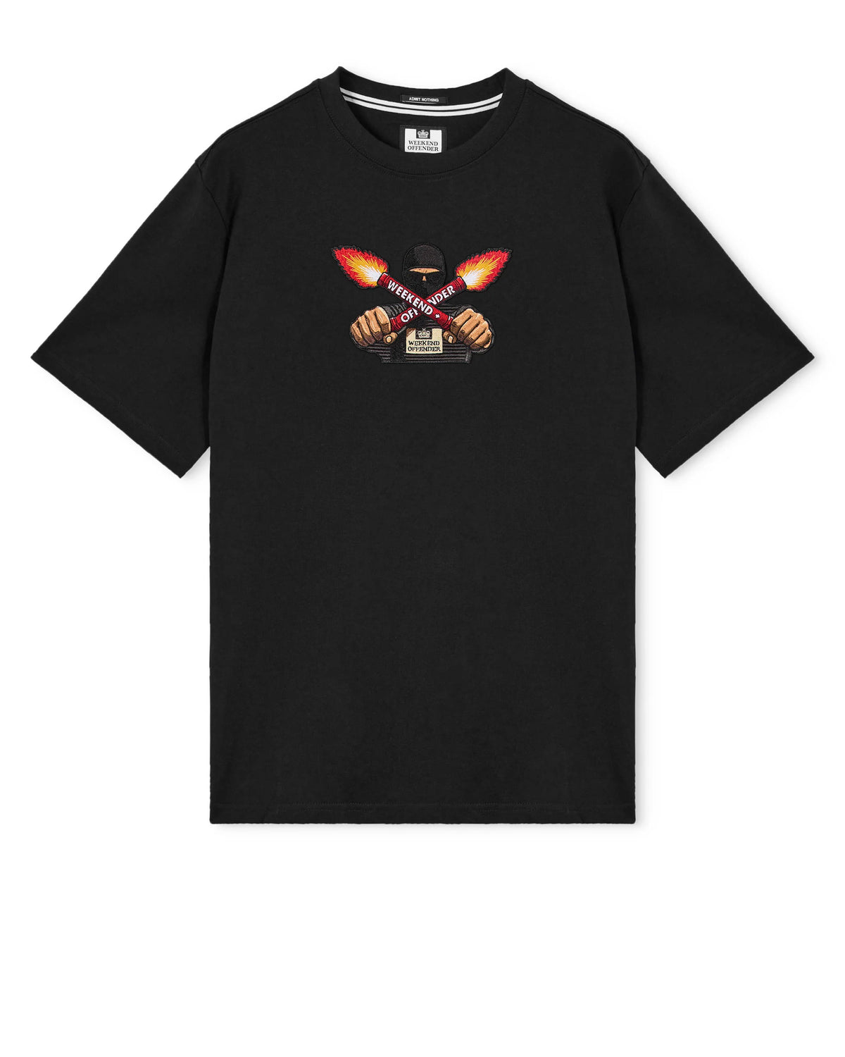 Weekend Offender Fulgar Graphic T-Shirt // BLACK