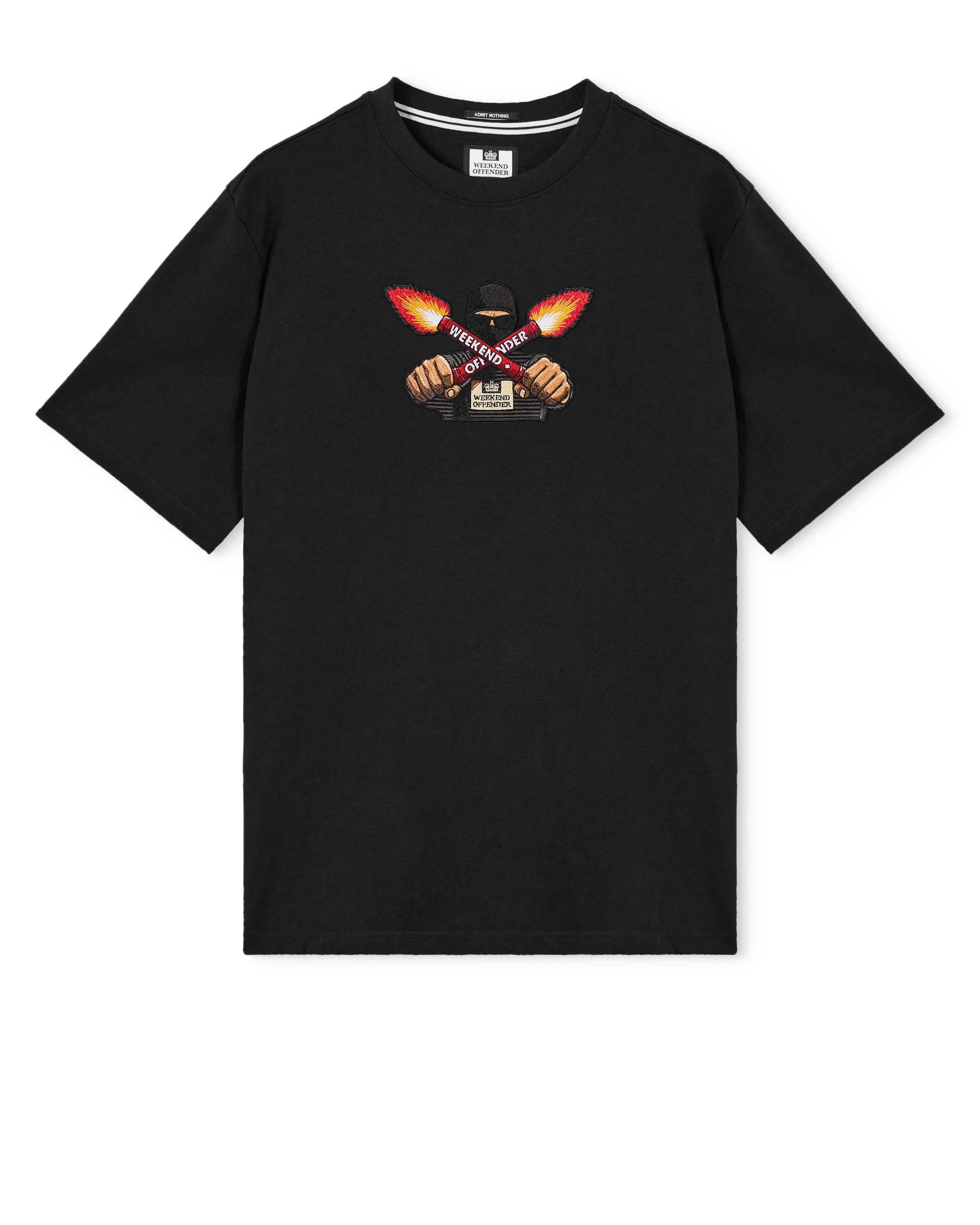 Weekend Offender Fulgar Graphic T-Shirt // BLACK