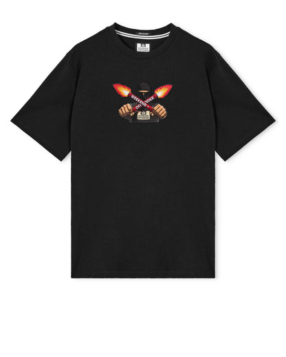 Weekend Offender Fulgar Graphic T-Shirt // BLACK