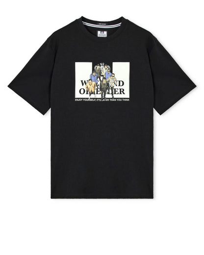 Weekend Offender Aka Graphic T-Shirt // BLACK