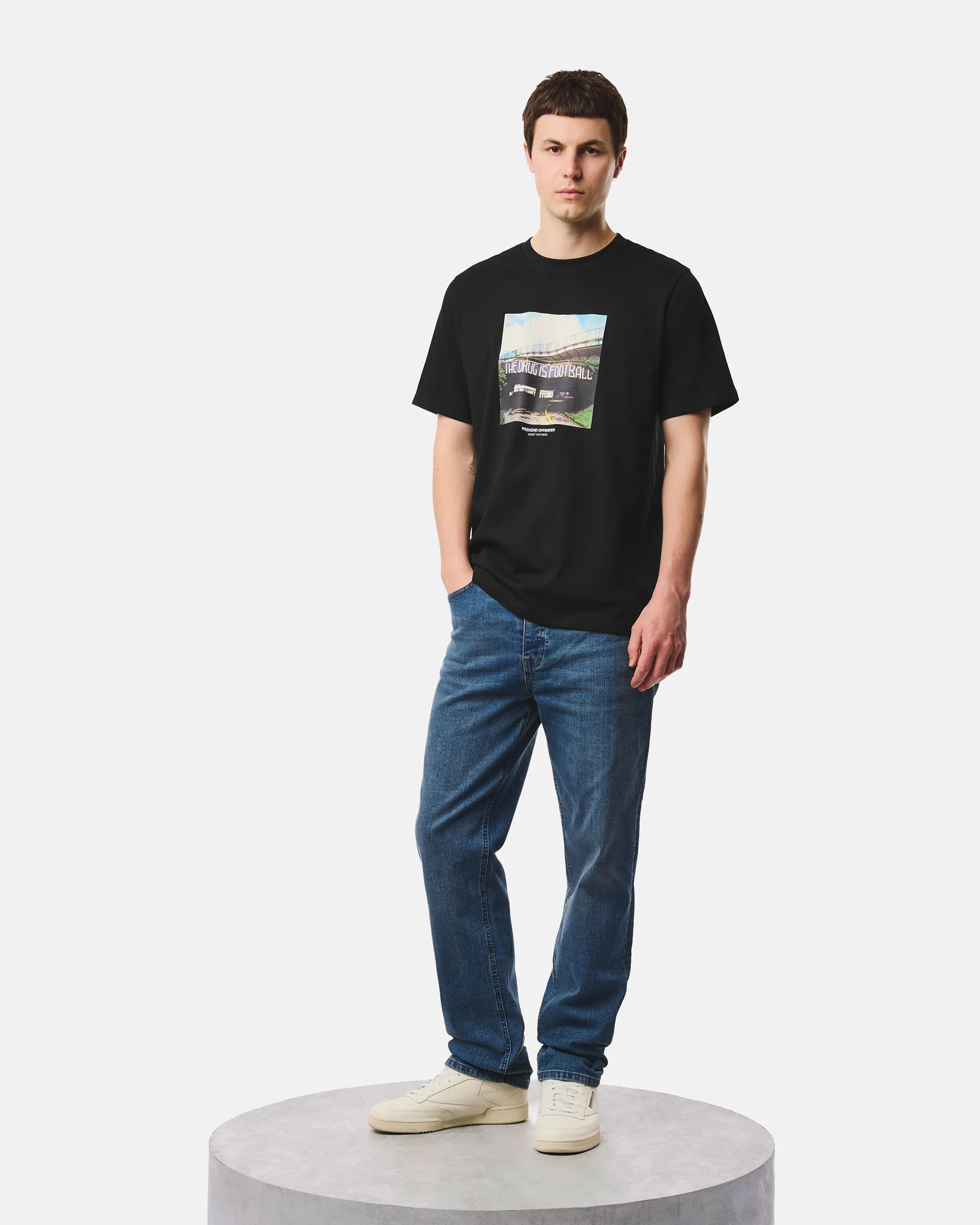 Weekend Offender The Drug Graphic T-Shirt // BLACK