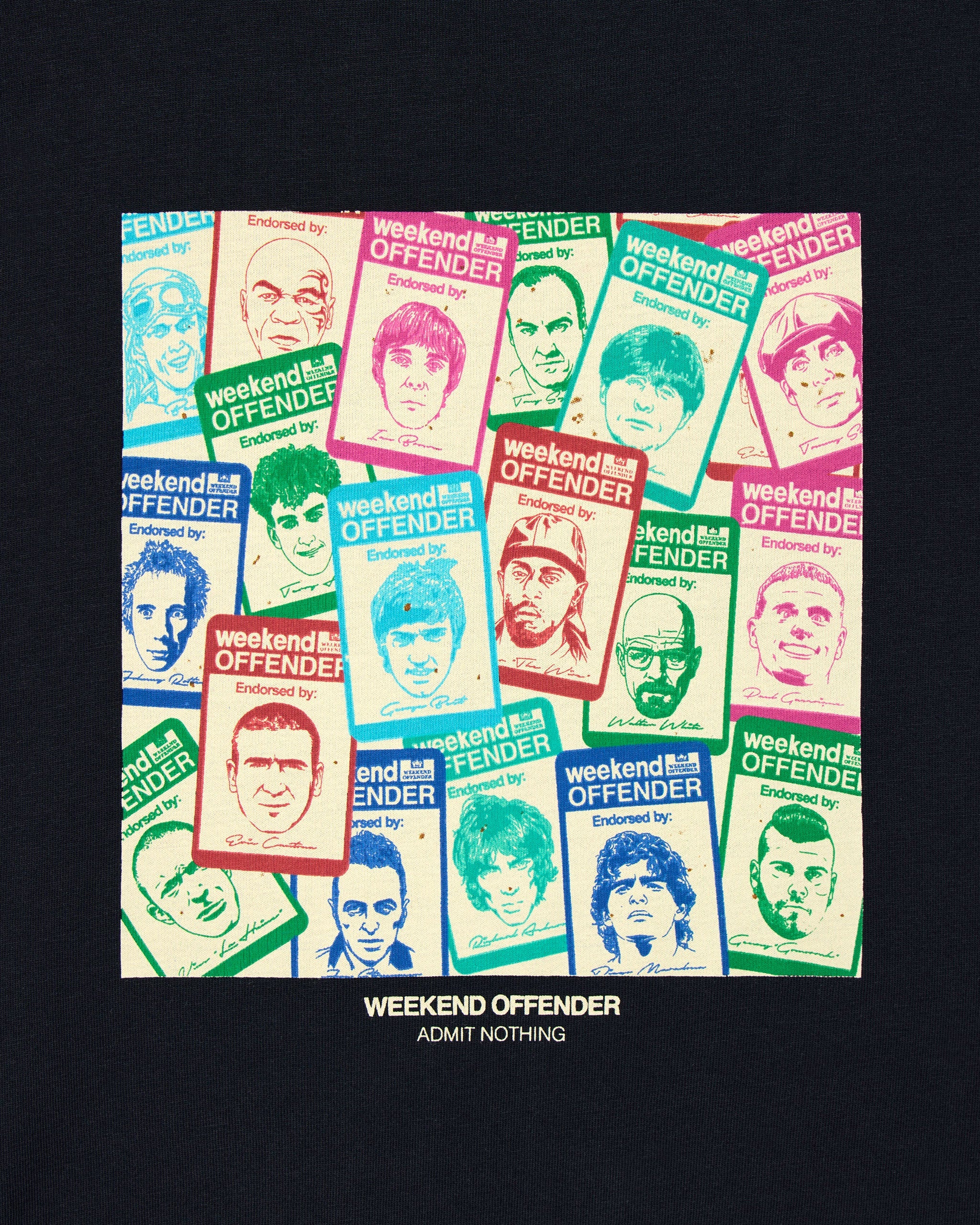 Weekend Offender Approbatus Graphic T-Shirt  // NAVY
