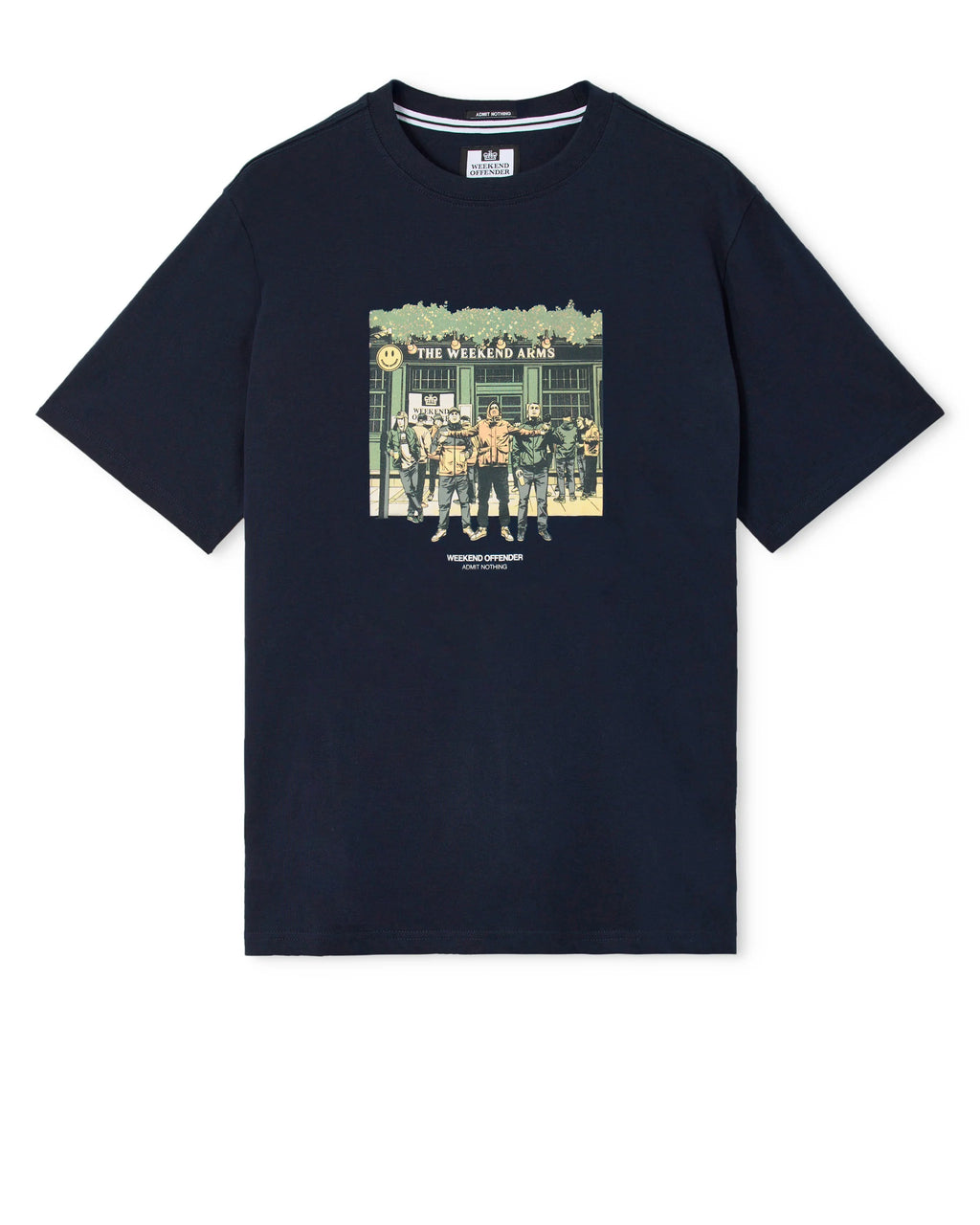 Weekend Offender Taberna Graphic T-Shirt // NAVY
