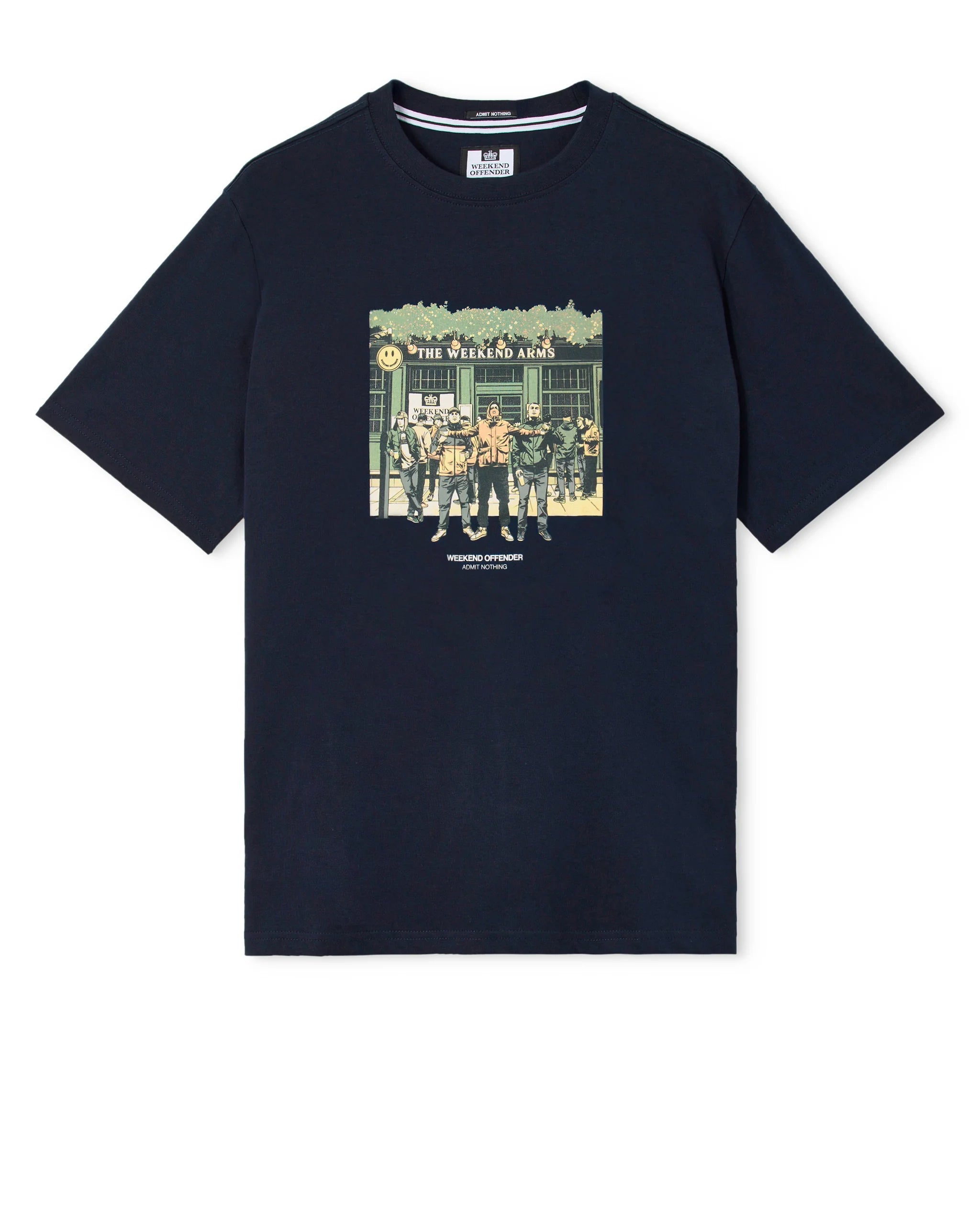 Weekend Offender Taberna Graphic T-Shirt // NAVY