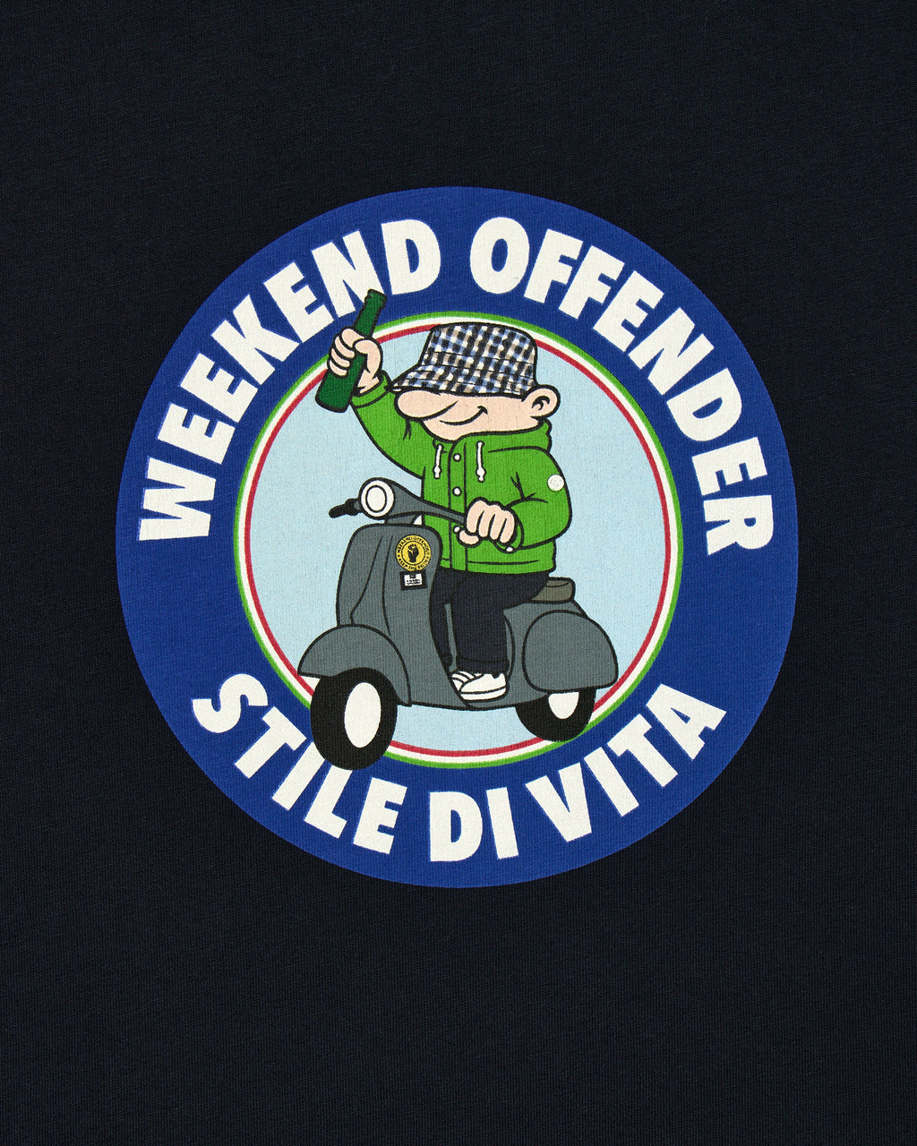 Weekend Offender Vitae Graphic T-Shirt // NAVY
