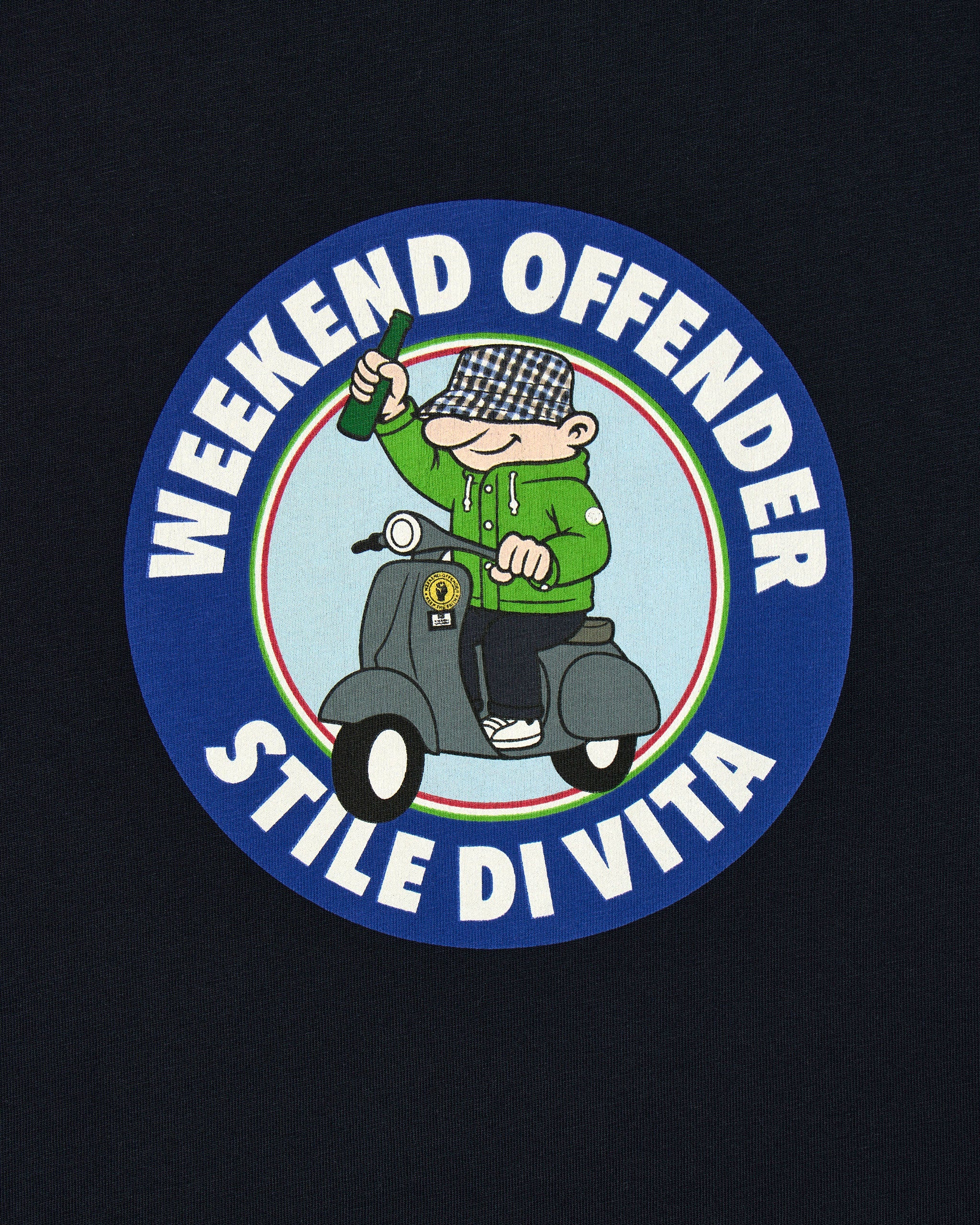 Weekend Offender Vitae Graphic T-Shirt // NAVY