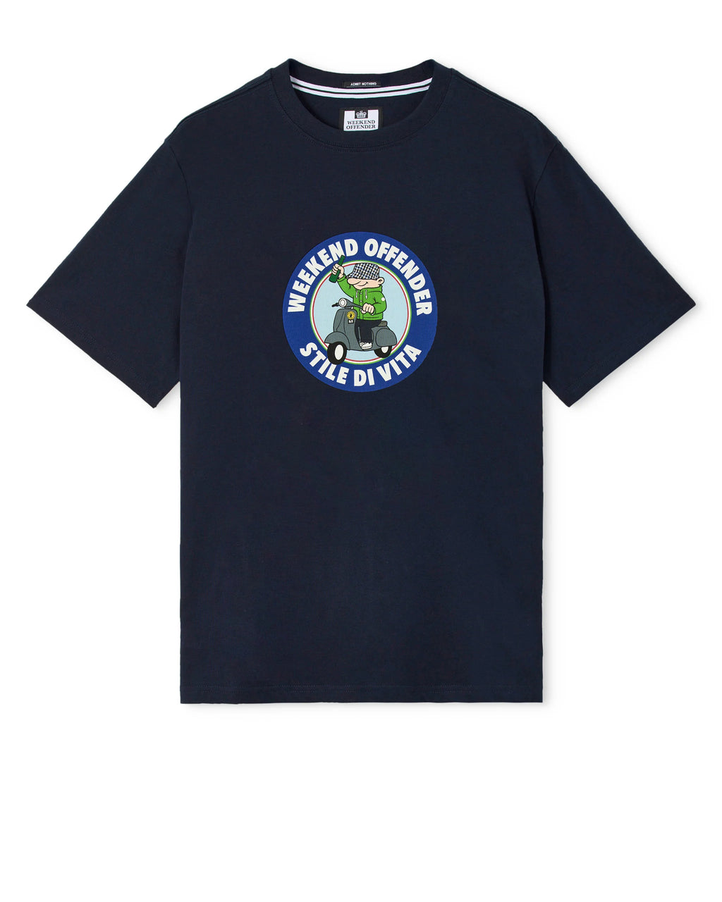 Weekend Offender Vitae Graphic T-Shirt // NAVY