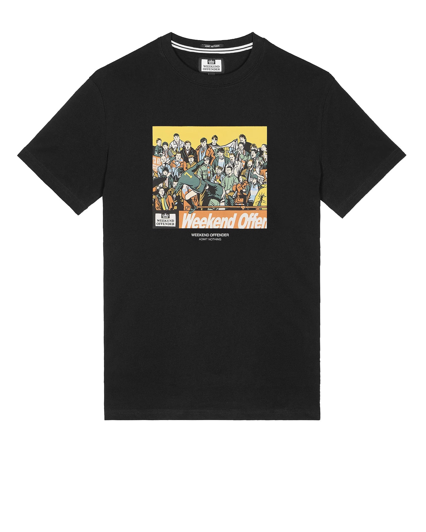 Weekend Offender Selhurst Graphic T-Shirt // BLACK