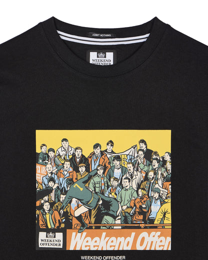 Weekend Offender Selhurst Graphic T-Shirt // BLACK