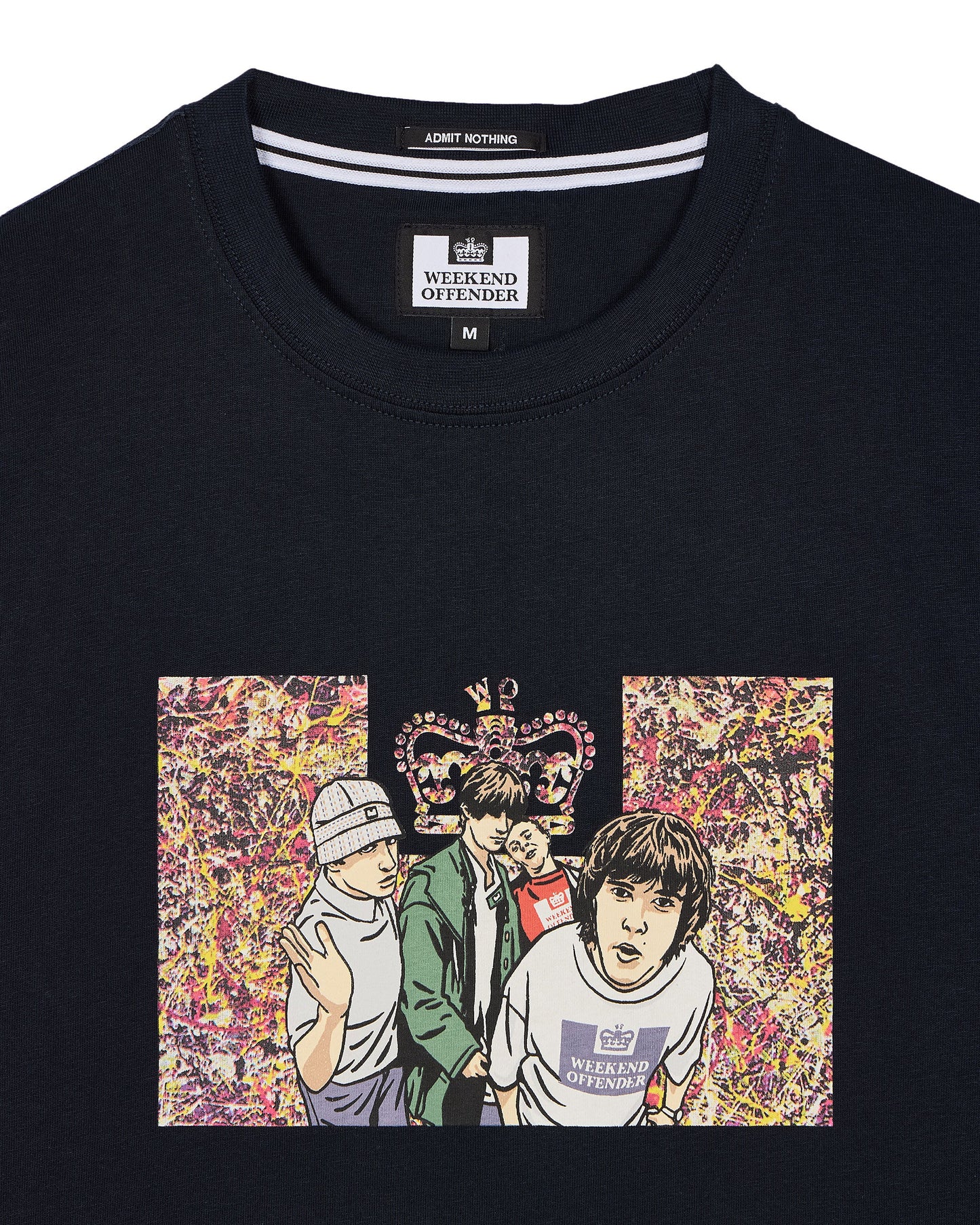 Weekend Offender Number 5 Graphic T-Shirt // NAVY