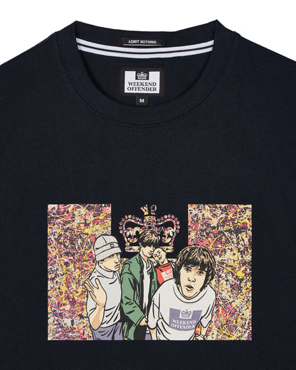 Weekend Offender Number 5 Graphic T-Shirt // NAVY