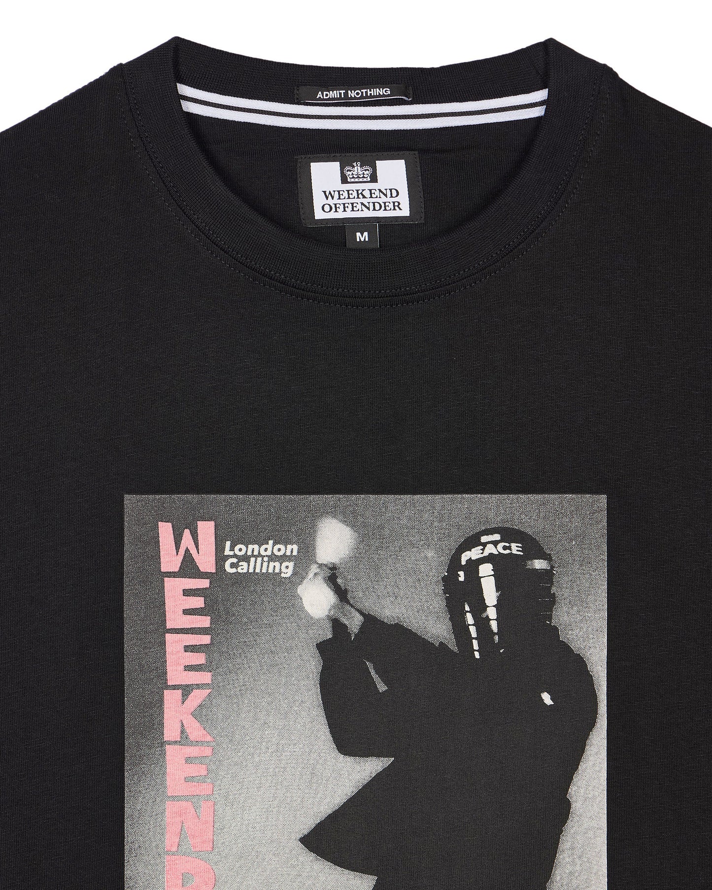 Weekend Offender London Calling Graphic T-Shirt // BLACK