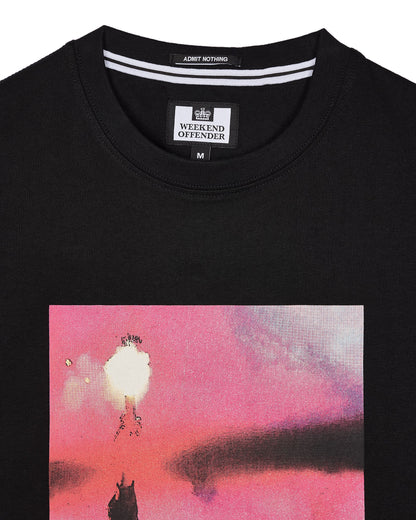 Weekend Offender Bagliore Graphic T-Shirt // BLACK