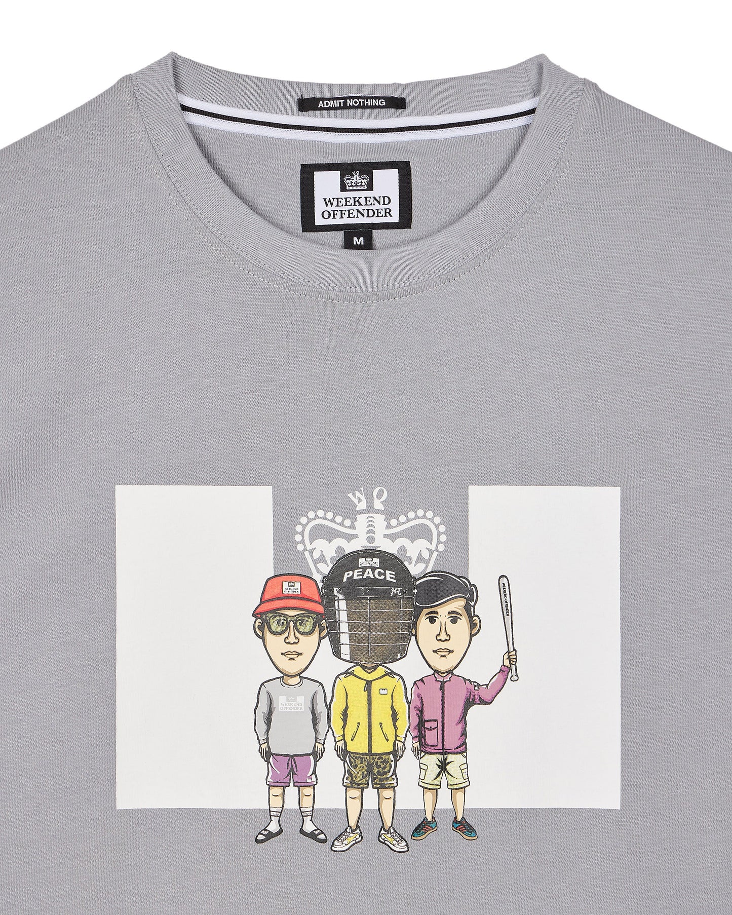 Weekend Offender Weekend Graphic T-Shirt // SMOKEY GREY