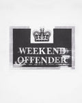 Weekend Offender Bonpensiero Graphic Tee // WHITE