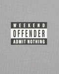Weekend Offender Explicit Tee // LIGHT GREY