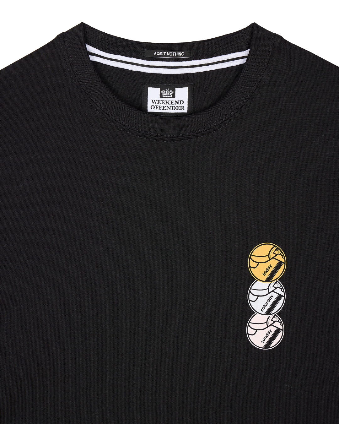 Weekend Offender Weekend Graphic Tee // BLACK