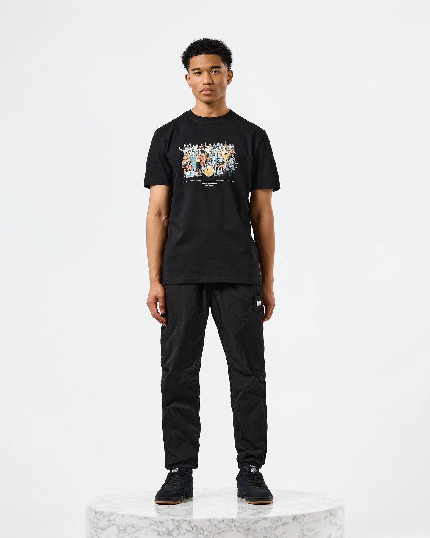 Weekend Offender Blake Graphic T-Shirt // BLACK