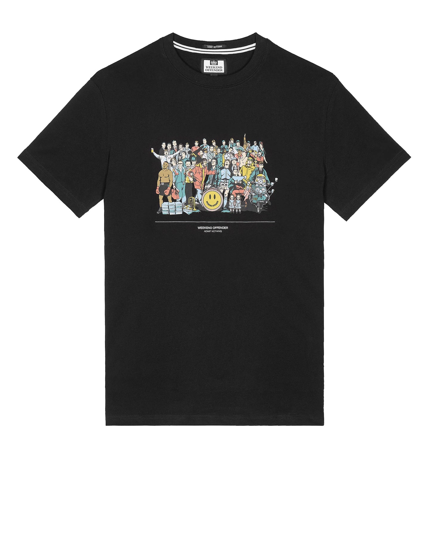 Weekend Offender Blake Graphic T-Shirt // SVART