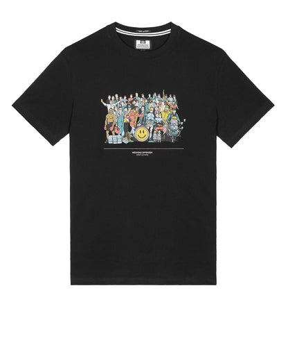 Weekend Offender Blake Graphic T-Shirt // BLACK