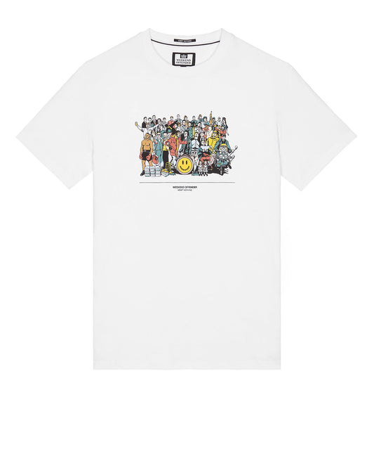 Weekend Offender Blake Graphic T-Shirt // WHITE