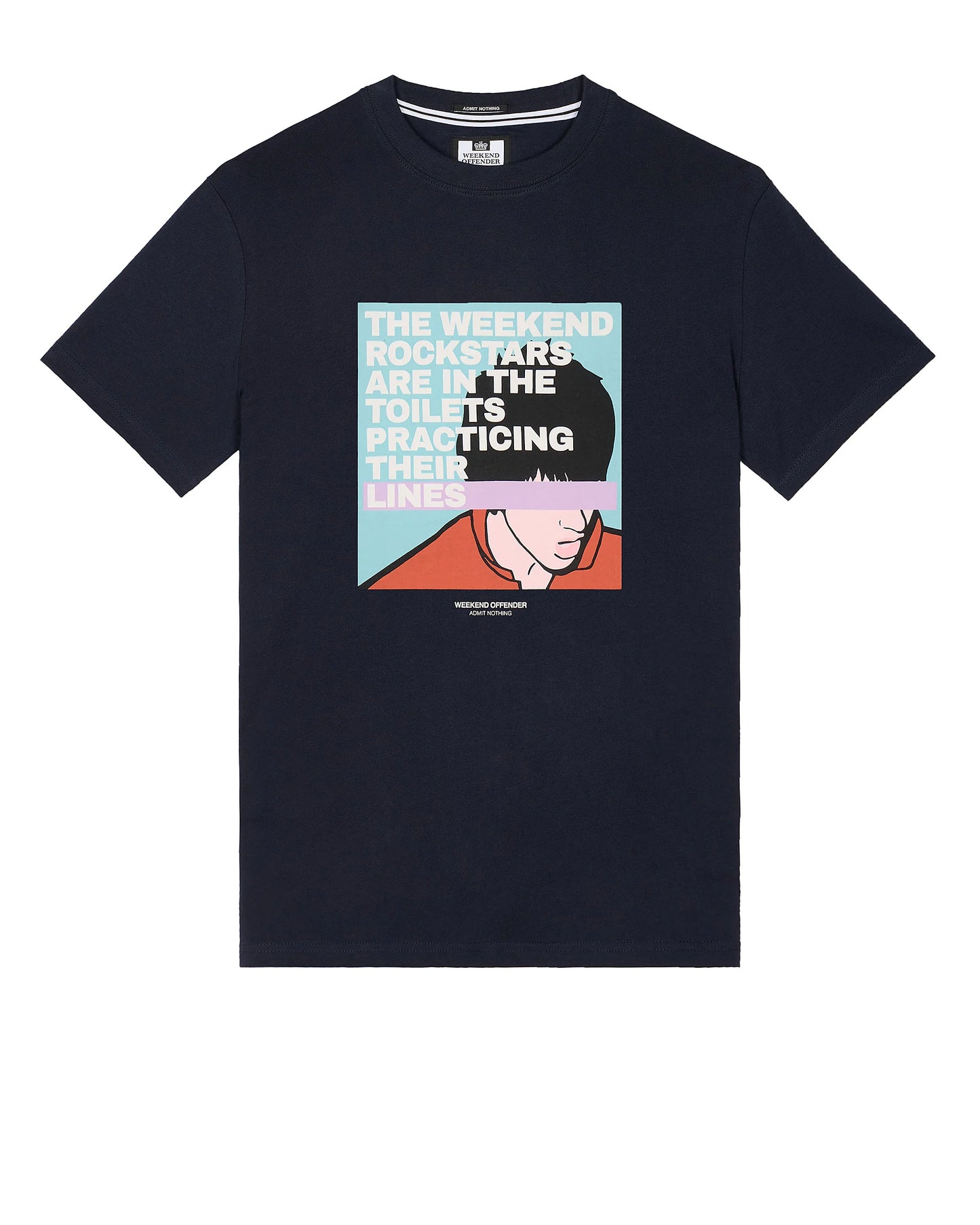 Weekend Offender San Francisco Graphic T-Shirt // NAVY