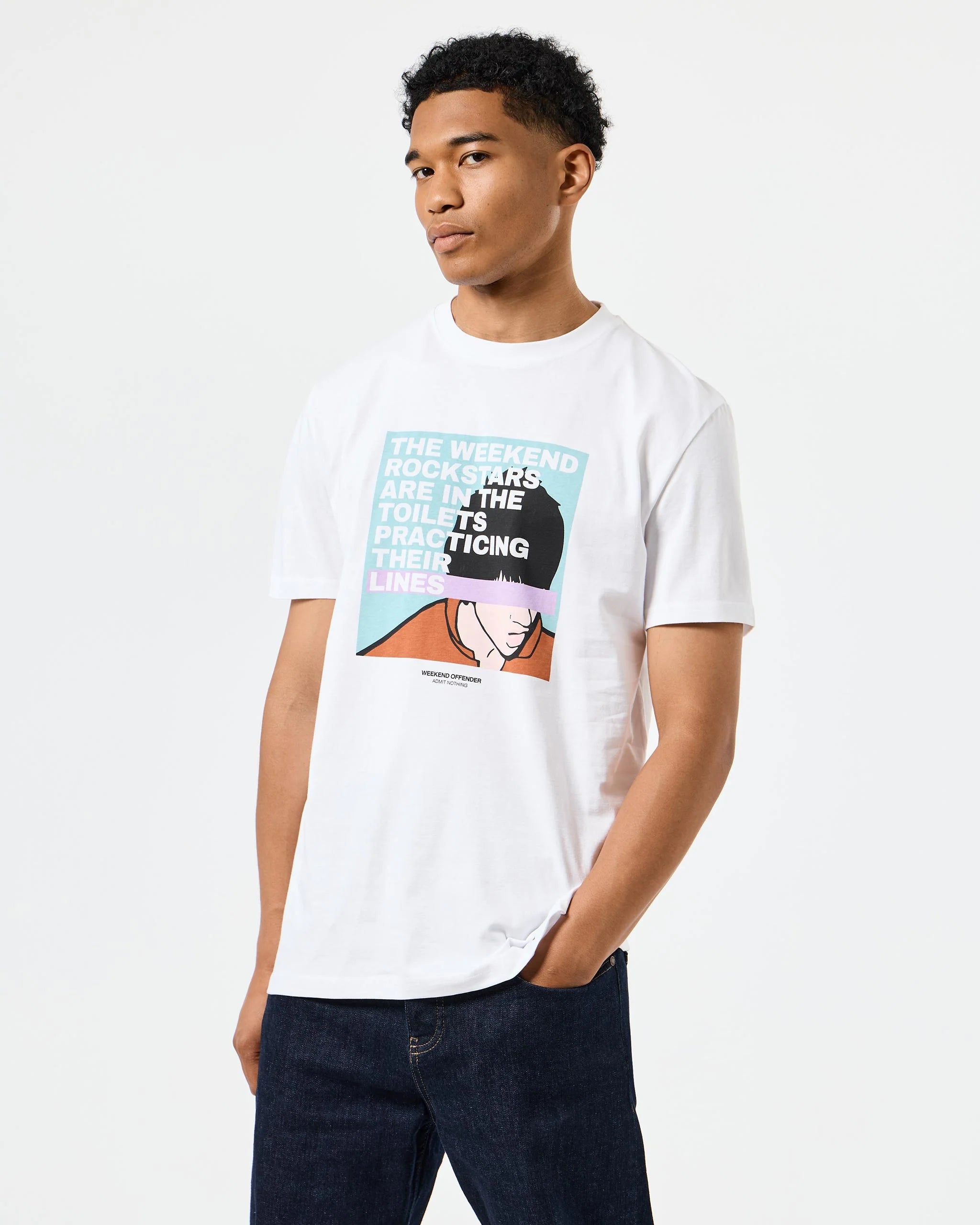 Weekend Offender San Francisco Graphic T-Shirt // WHITE