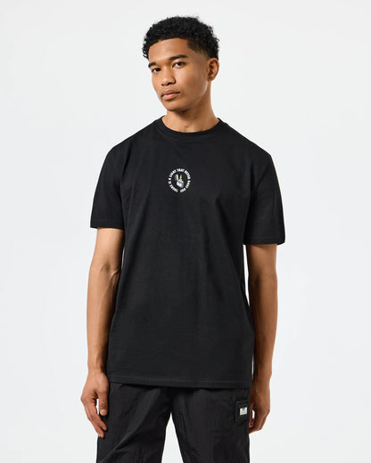 Weekend Offender Marr Graphic T-Shirt // BLACK