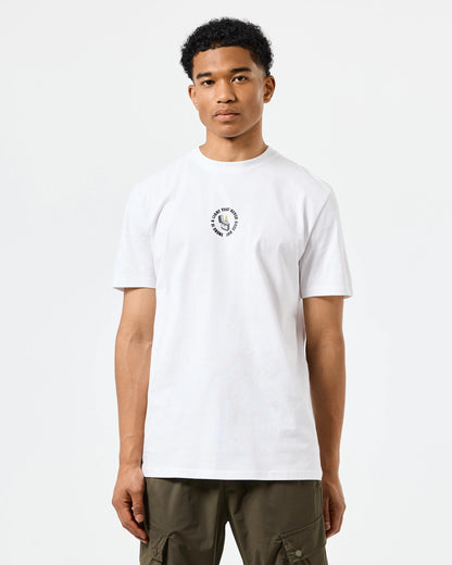 Weekend Offender Marr Graphic T-Shirt // WHITE