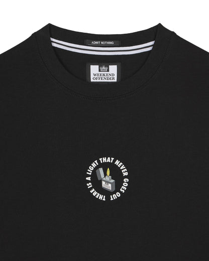 Weekend Offender Marr Graphic T-Shirt // BLACK