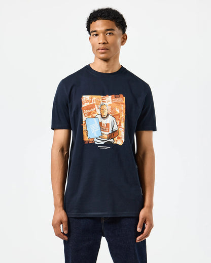 Weekend Offender Mataderos Graphic T-Shirt // NAVY