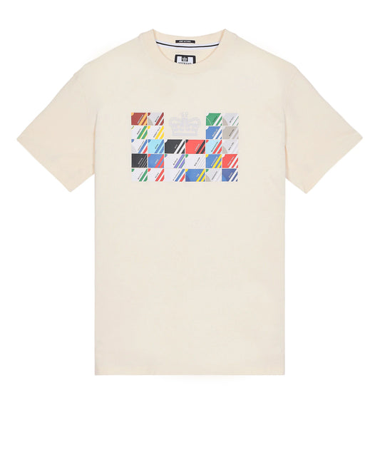 Weekend Offender Alpha Graphic T-Shirt // IVORY