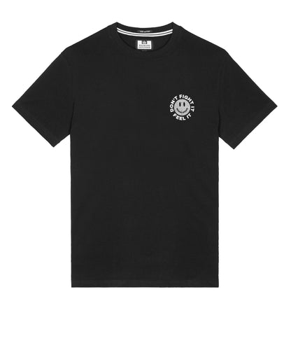 Weekend Offender Feel It Grafisk T-shirt // SVART