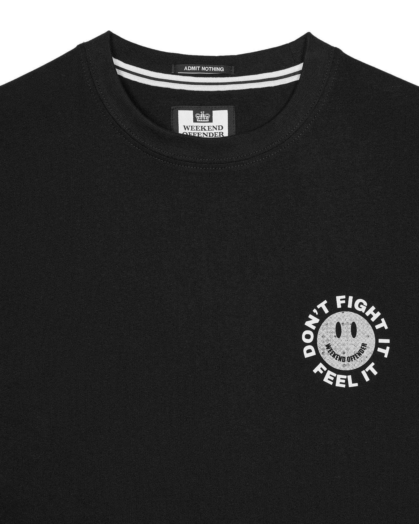 Weekend Offender Feel It Graphic T-Shirt // BLACK