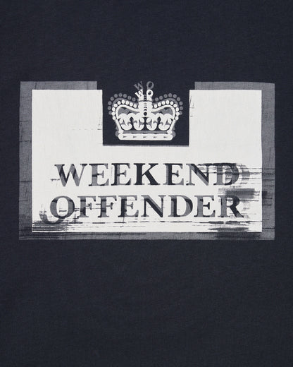 Weekend Offender Bonpensiero Graphic T-Shirt // NAVY