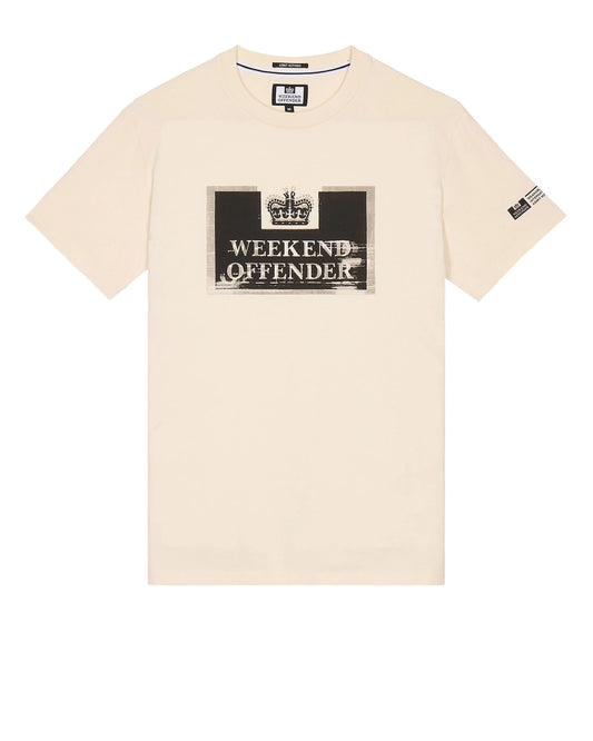 Weekend Offender Bonpensiero Grafisk T-shirt // IVORY