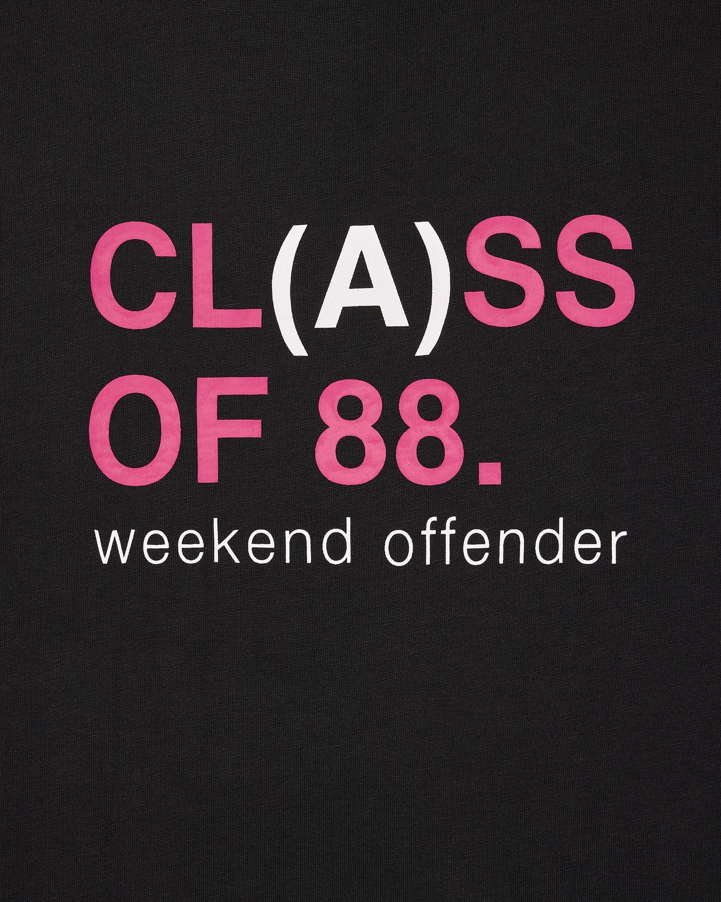 Weekend Offender Class A Re-Release T-Shirt // BLACK