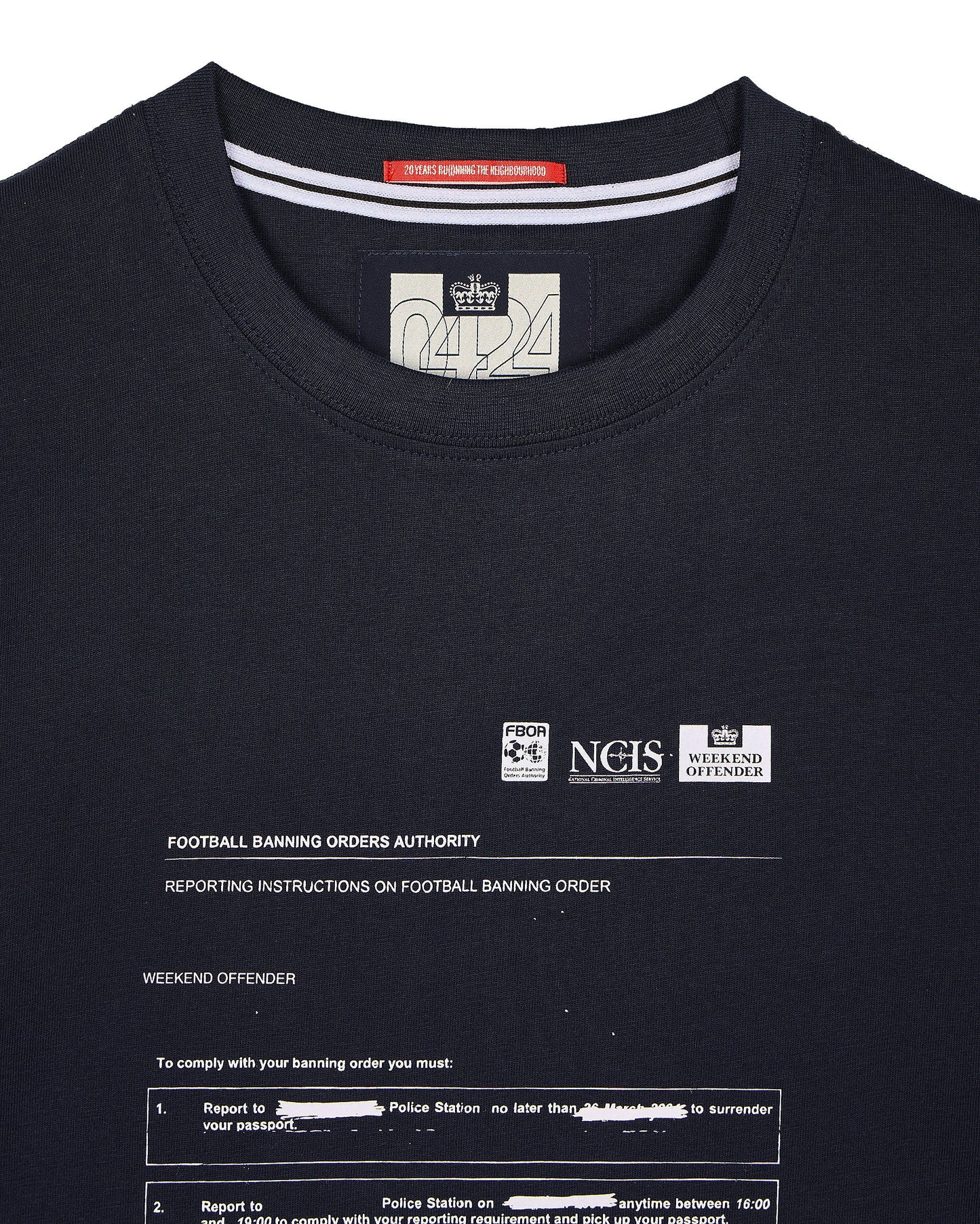 Weekend Offender Banning Order Re-Release T-Shirt // NAVY