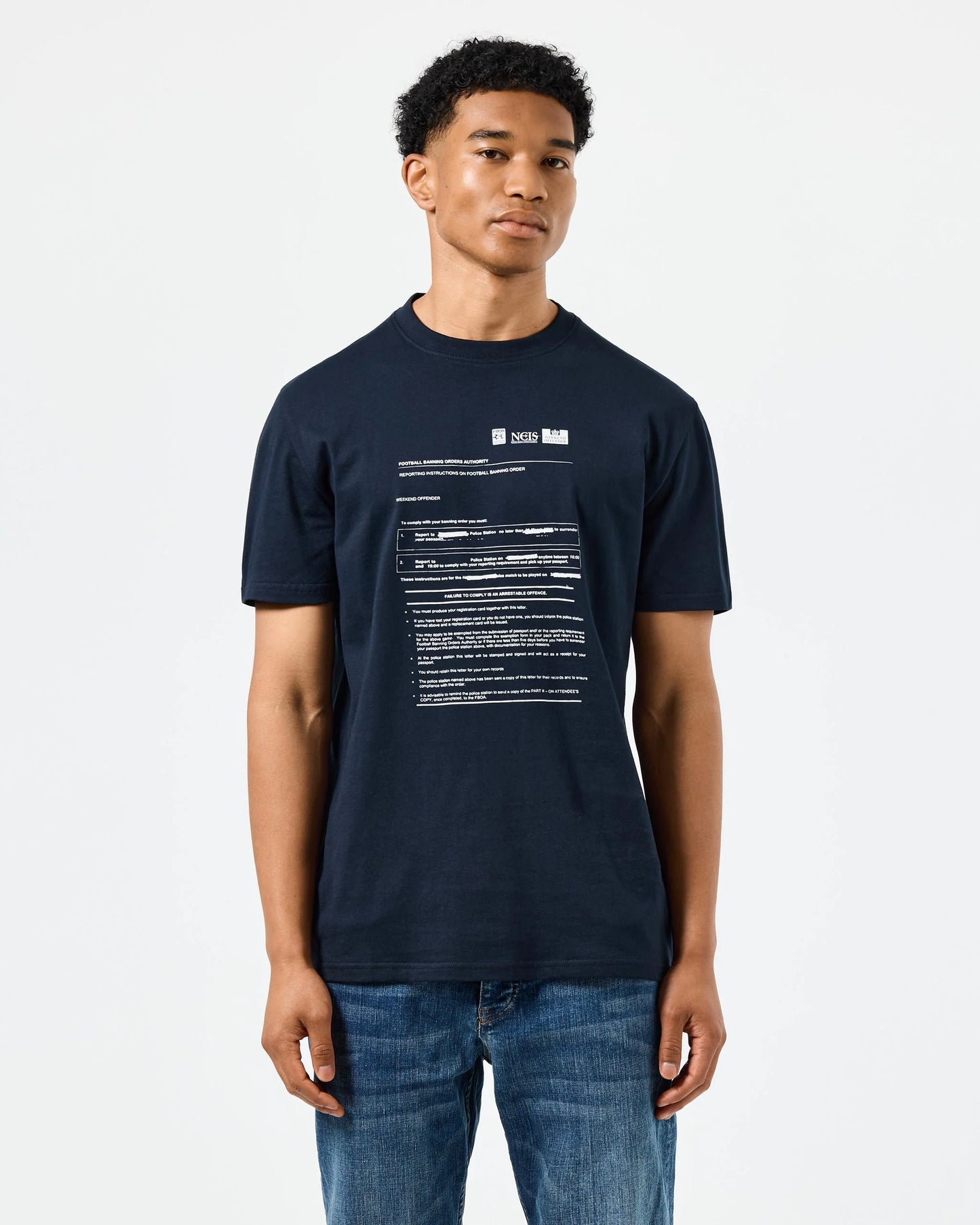 Weekend Offender Banning Order Re-Release T-Shirt // NAVY