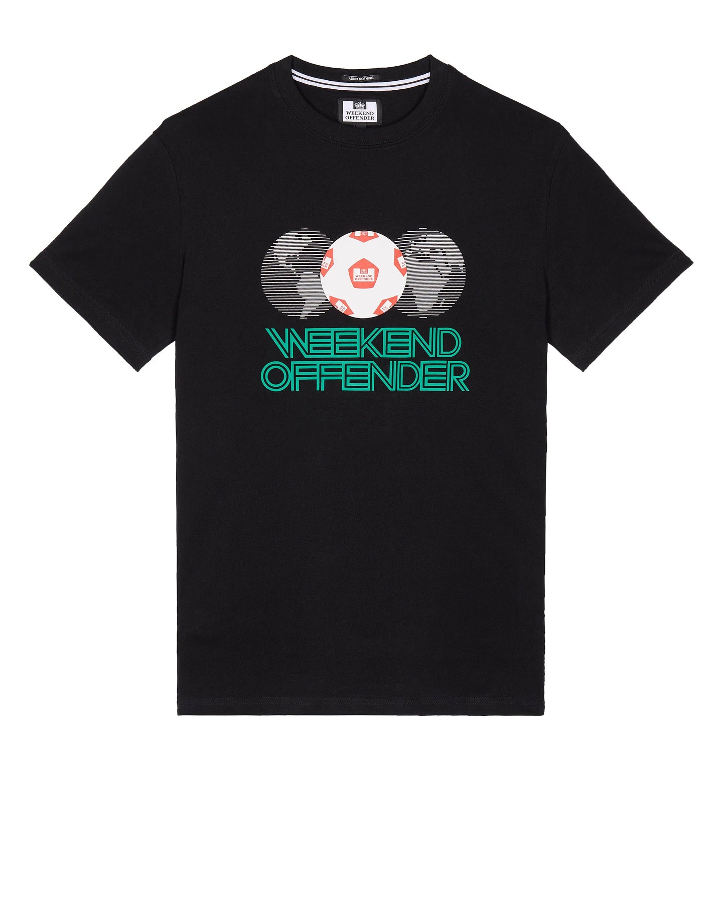 Weekend Offender Mexico Grafisk T-shirt // SVART