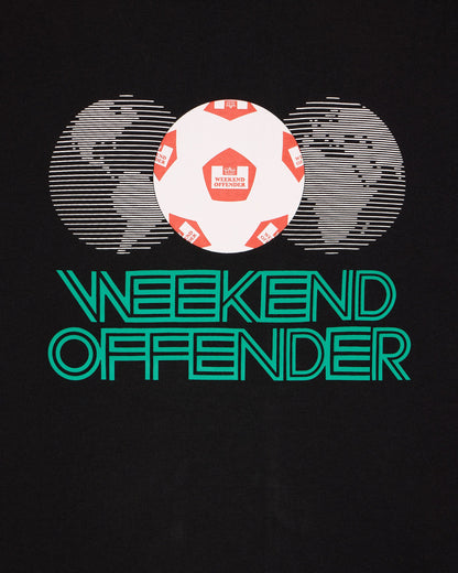 Weekend Offender Mexico Grafisk T-shirt // SVART