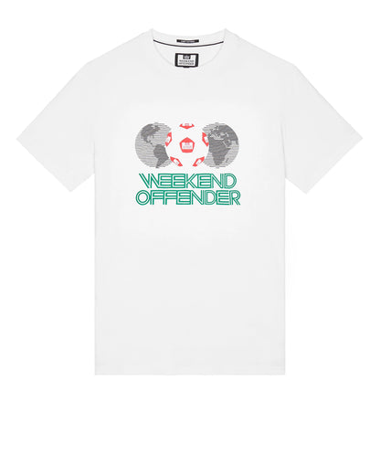 Weekend Offender Mexico Grafisk Tee // VIT