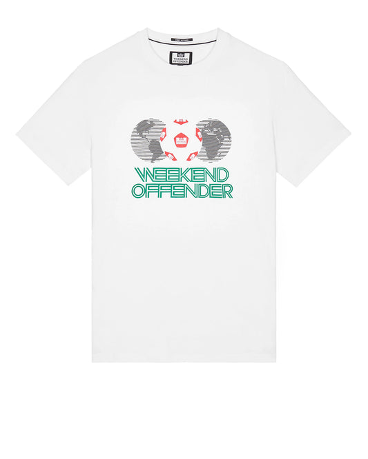 Weekend Offender Mexico Grafisk Tee // VIT