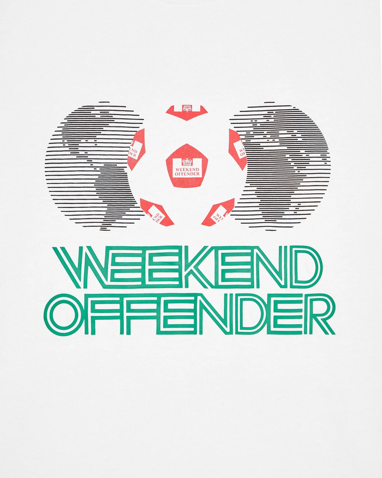 Weekend Offender Mexico Grafisk Tee // VIT