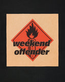 Weekend Offender Blue Lines Graphic Tee // BLACK