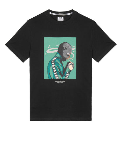 Weekend Offender Fumo Graphic Tee // SVART