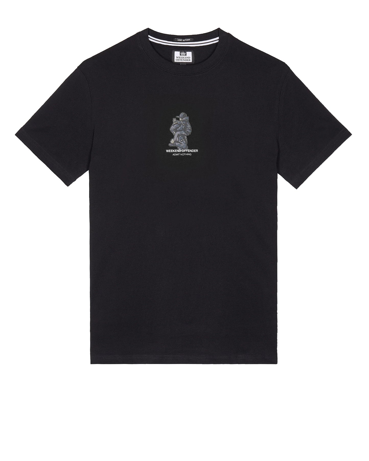 Weekend Offender Reggie Graphic Tee // SVART