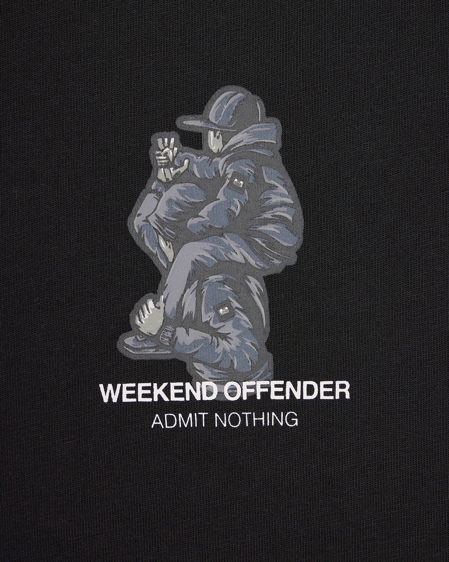 Weekend Offender Reggie Graphic Tee // SVART